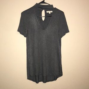 Comfy v neck with choker.